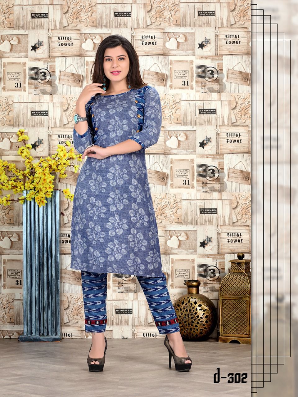 Goodness 2 Ethnic Wear Printed Kurti With Bottom Latest Collection